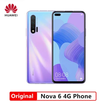 

Huawei Nova 6 8GB 128GB Smartphone 40MP AI Cameras Cellphone 32MP Front Camera 6.57'' Full Screen Kirin 990 Android 10