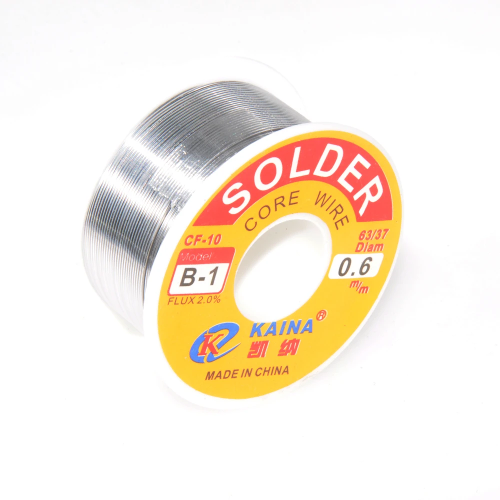 Solder Wire Tin 100G CF-10 63/37 Model B-1 0.5/0.6/0.8/1.0/1.2/1.5/2.0mm Diameter Welding Solder Core soldering wire soldering tin wire welding wires
