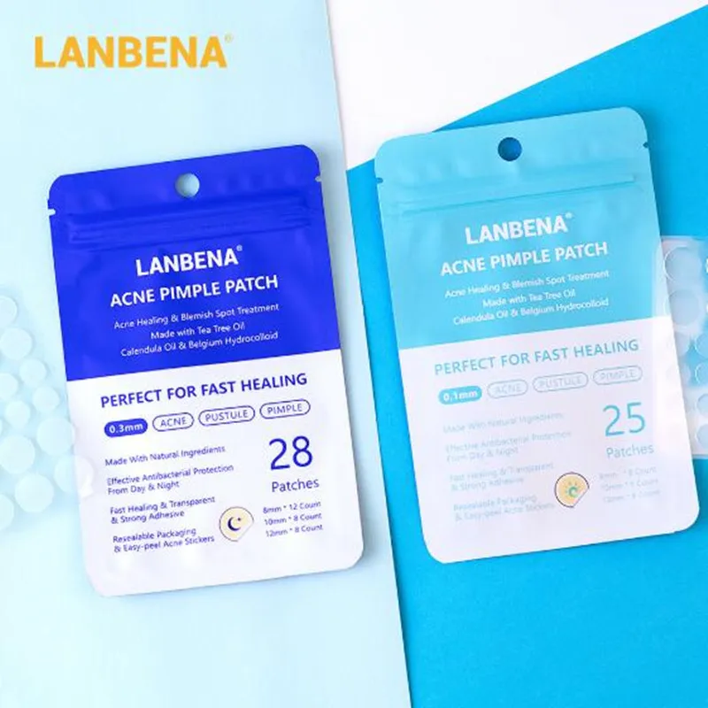 28Pcs LANBENA Acne Pimple Patch Face Mask For Face Acne Pimple Blemish Spot Treatment Invisible Acne 5