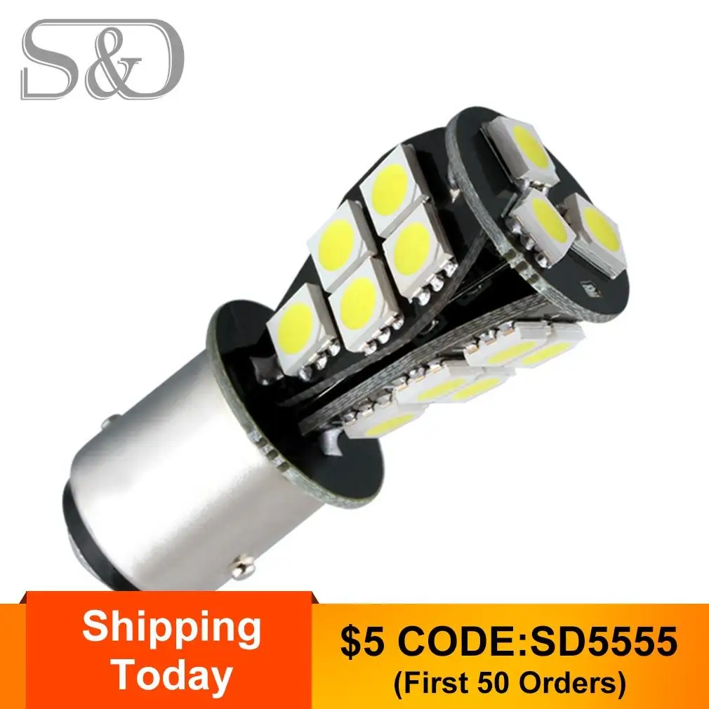 Светодиодные лампы BAY15D 1157 18 SMD CANBUS без ошибок p21/5 Вт светодиодные автомобильные