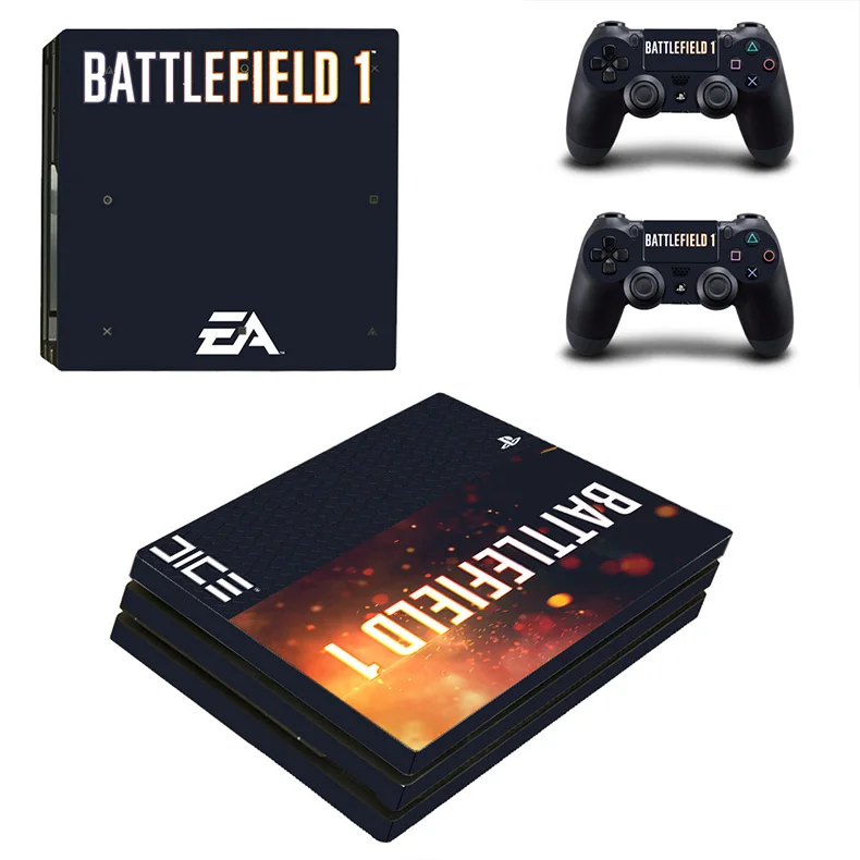 PS4 Pro Battlefield 1 наклейка PS 4 Play station 4 Pro виниловая наклейка s Pegatinas для playstation 4 Pro консоль и контроллер