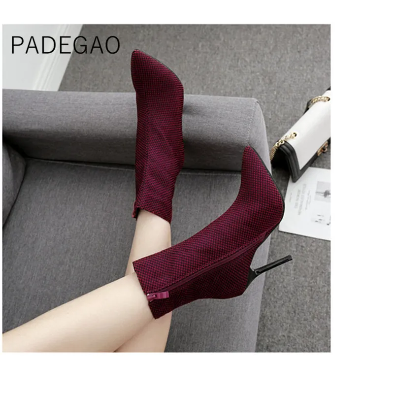 

Womens Boots 2019 Fashion Winter Womens Boots Sexy OL Korean High Heel Boots