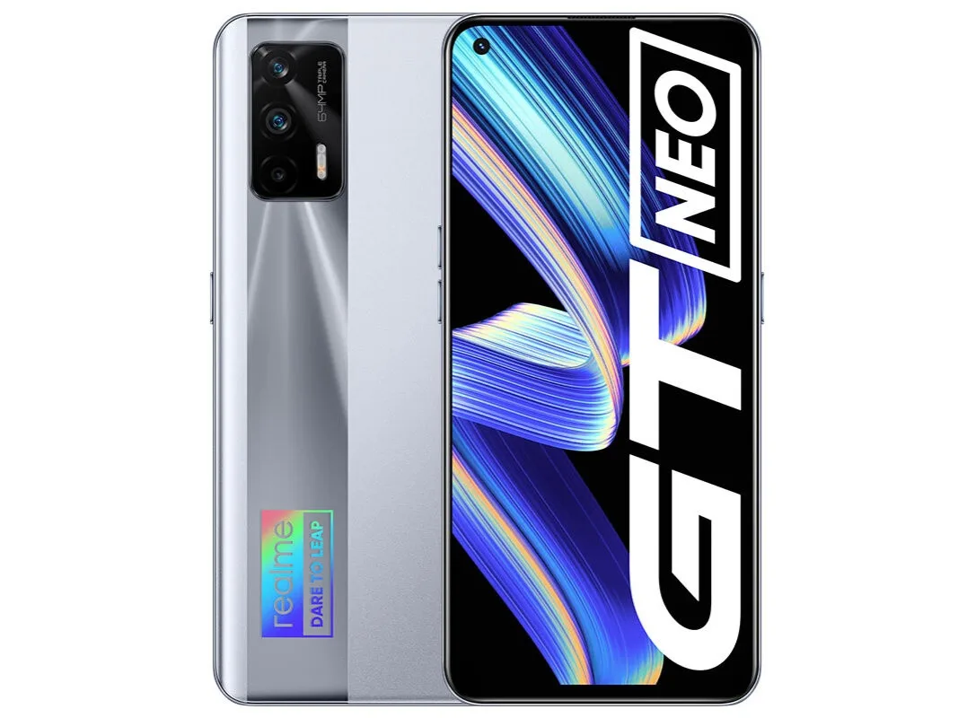 Global ROM Realme GT NEO 5G Dimensity 1200 SmartPhone 6.43 Inch 120Hz Super AMOLED 64MP 4500Mah 50W Flash Charger 8gb ram ddr4