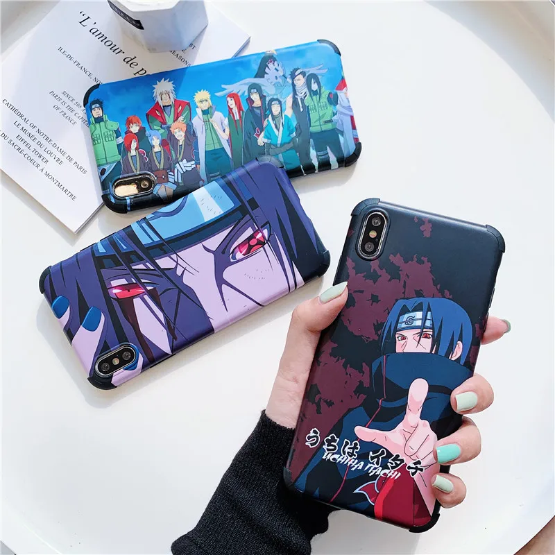 Чехол Uchiha Itachi для iphone 11 pro 7 8 plus X XR XS Max чехол для телефона s новейший японский аниме Наруто орочимару TPU задняя крышка чехол