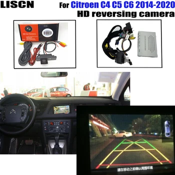 

Reversing Camera For Citroen C4 C5 C6 2014 2015 2016 2017 2018 2019 2020 interface Adapter Original Display Front & Rear