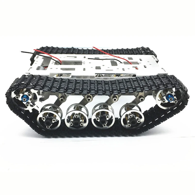 

Hot JMT Aluminum Alloy Intelligence Robot Car Chassis Big Tank Chassis with Motors for DIY Remote Control Robot Car Toy
