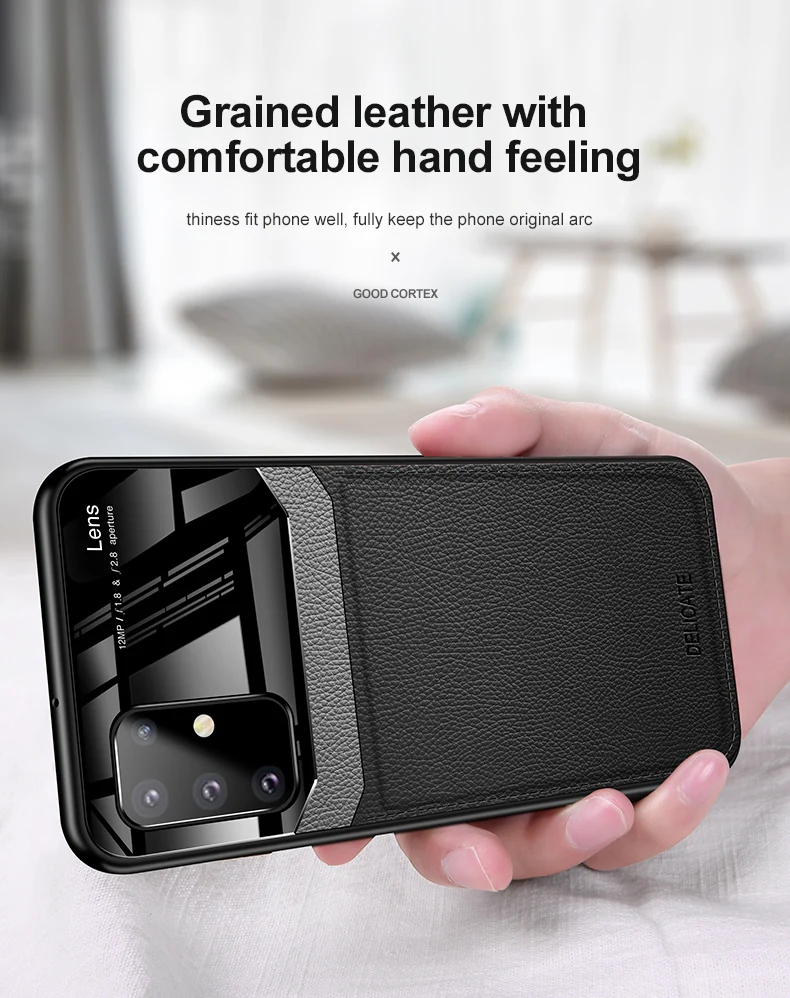 XUANYAO Cases For Samsung Galaxy Note 20 Ultra Case Hard Leather Coque For Samsung Galaxy Note 20 8 9 10 Plus Case Slim Silicone (3)