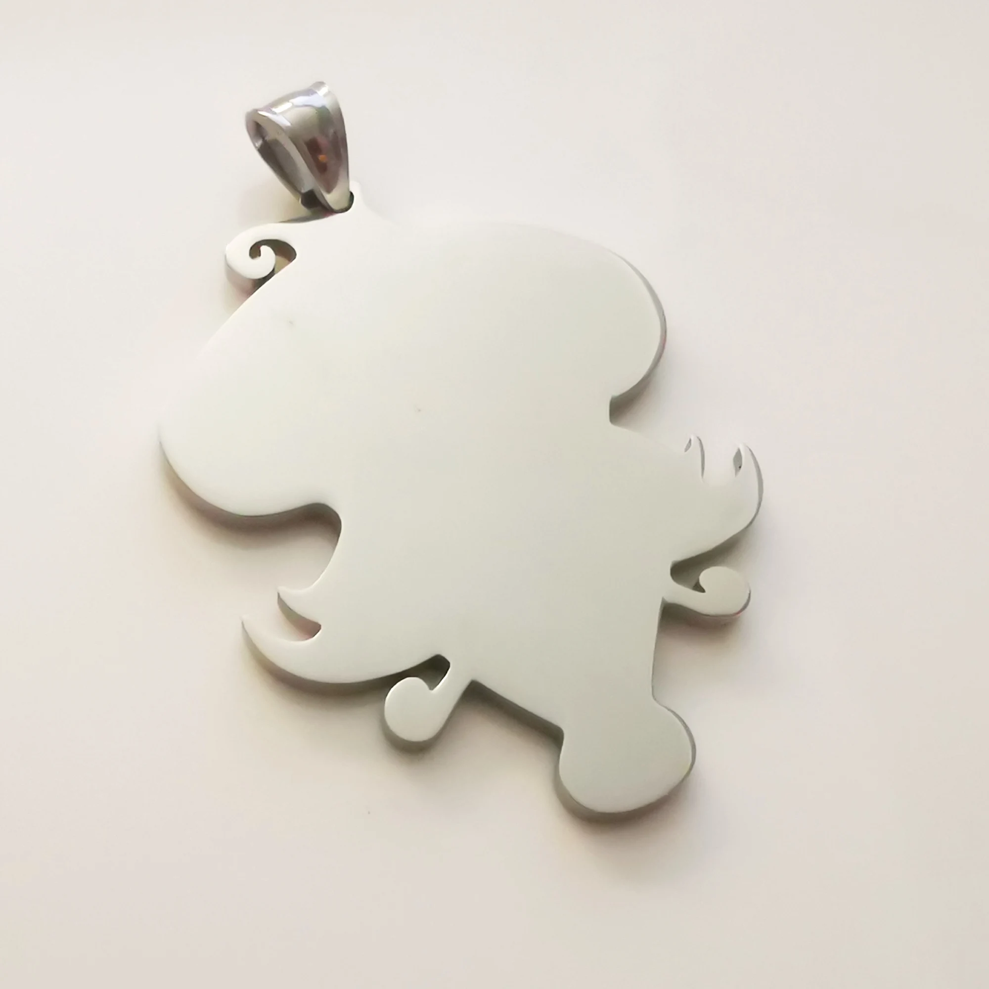 2 inches Tall With 4mm 24 inch Rolo Chain Stainless Steel Necklace Icp Insane Clown Posse Twiztid Hallowicked Rare Charms Pendan 3