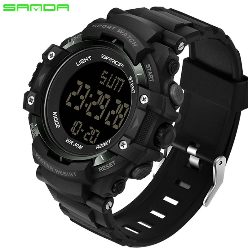 

SANDA Fashion Military Watch Men Waterproof Mens Watches Top Brand Luxury Sport Clock Relojes Hombre Relogio Masculino 348