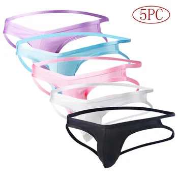 

Mens Sexy Modal Underwear Briefs Men Low Rise U convex Pouch Brief Underwear Men Stretch Breathable Briefs 5PC*M