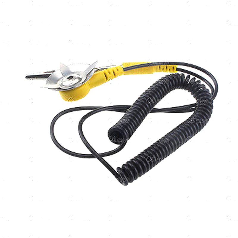 Аллигатор зажим терминал провод катушки Антистатический ESD коврики заземления