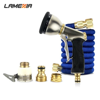 

LAMEZIA Retractable Water Pipe Household Multifunctional Foam High Pressure Garden Car Wash Water Gun Set