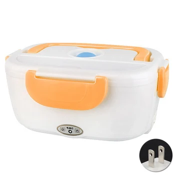 

Portable Electric Warmer Lunch Box Meal Prep Dinnerware Plastic Travel Bento Rice Office Heated Food Containers