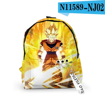 

Anime Dragon Ball School Backpacks For Boys&Girls Cool Super Saiyan Goku Broly School Bags Kids Backpack Children mochilas