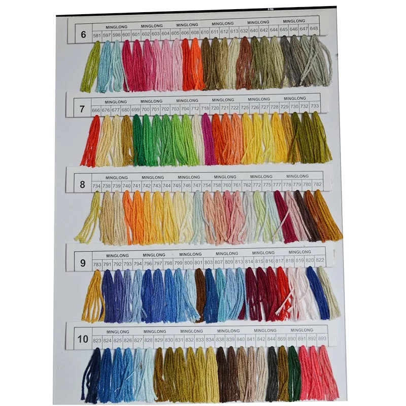 

Economical 430 Colors Polyester Embroidery Thread Cross Stitch Thread Pattern Kit Embroidery Floss Sewing Skein ds99