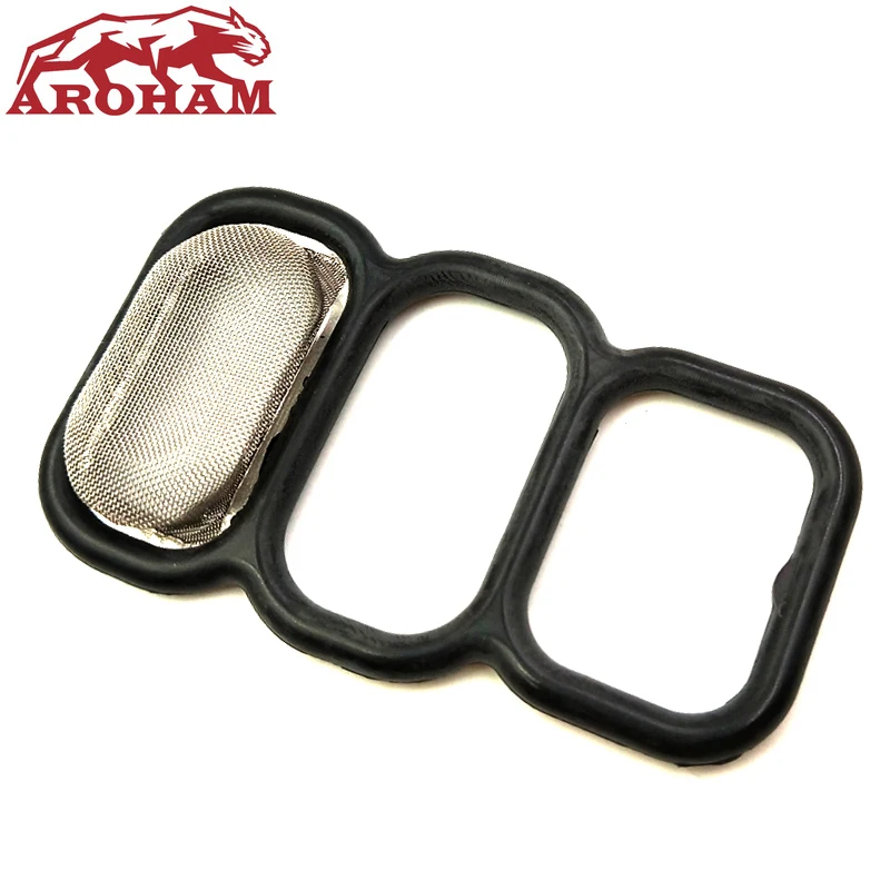 

Aroham 15825-P0A-015 Lower Spool Valve VTEC Solenoid Gasket Filter Seal For Honda Accord Odyssey 4 cylinder Acura CL Isuzu Oasis