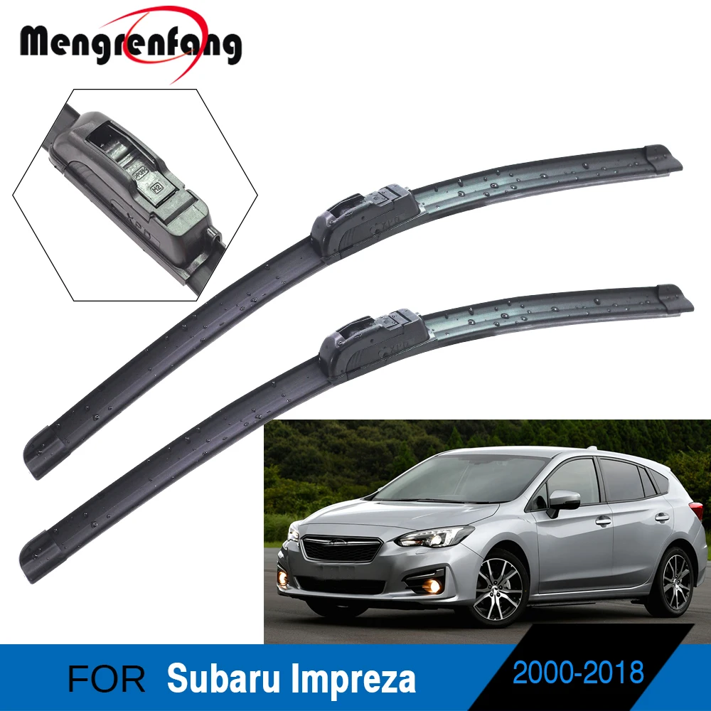 Щетки стеклоочистителя для Subaru Impreza мягкие резиновые щетки с J образным крючком и