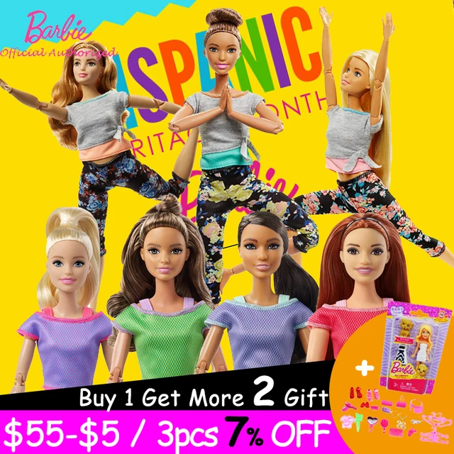 Boneca básica barbie jogo com moda 1 grb32, mattel boneca original, bonecas  para meninas crianças bebê