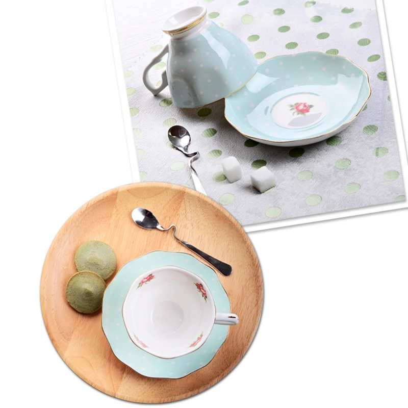 Fine Bone China Coffee Cup Saucer Funny Fashion Design Coffee Cup Wave Cup Dish