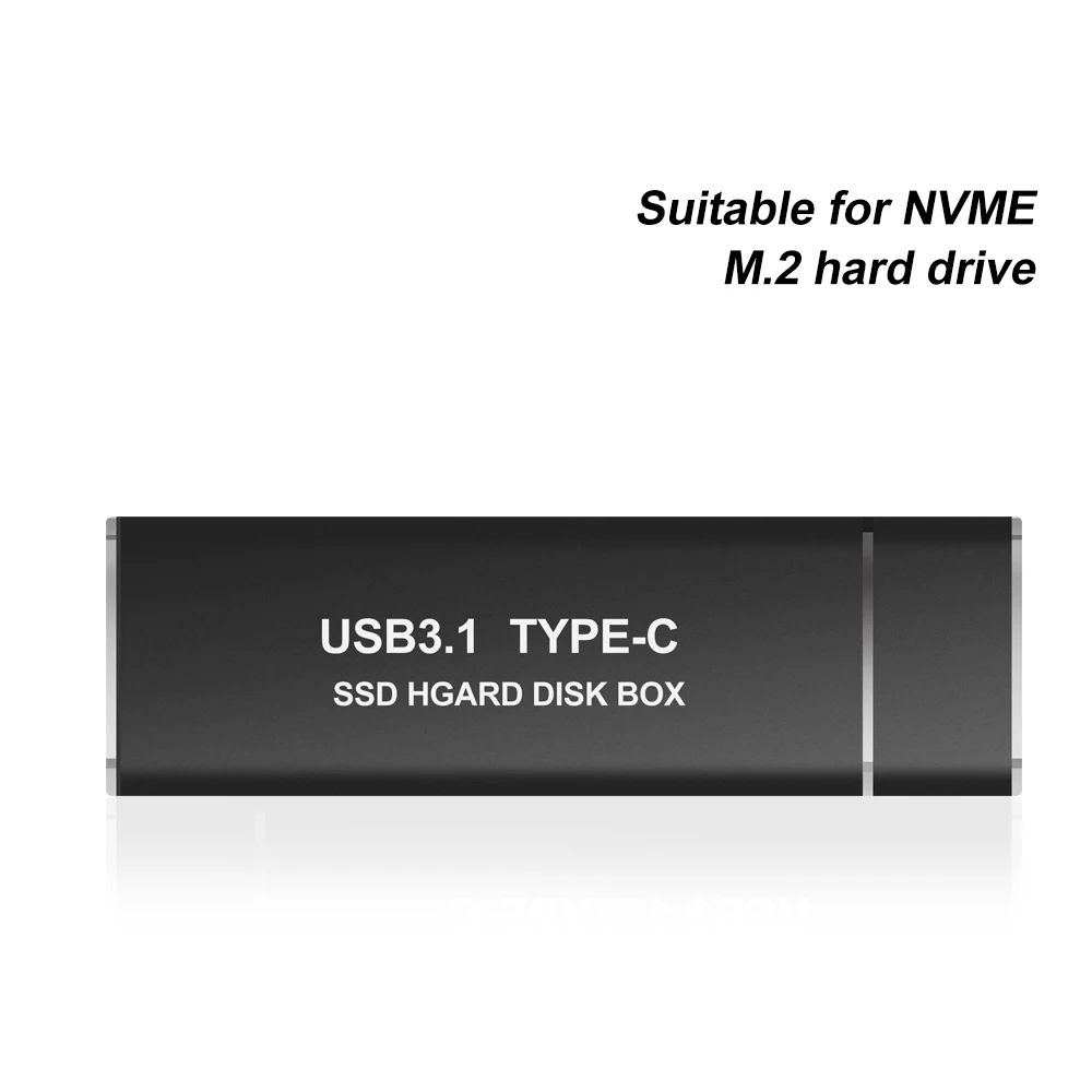 external hard disk box TISHRIC NGFF NVME M2 To Type-C USB 3.1 External Hard Drive Hdd Case Hard Disk Case Hdd Enclosure Portable Hard Drive usb hdd enclosure HDD Box Enclosures