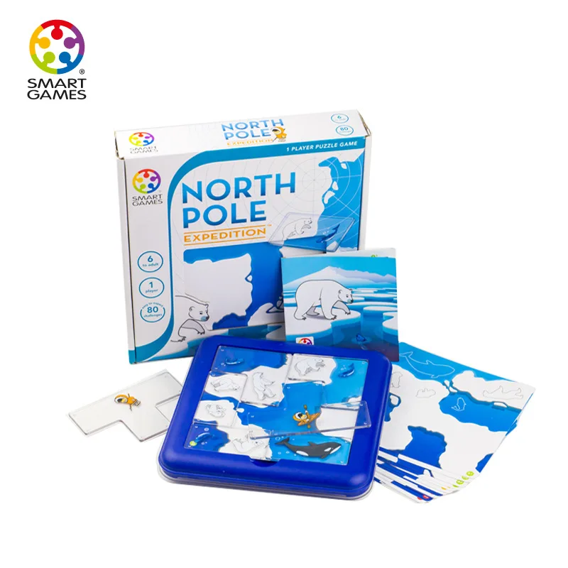 

Belgium Smart Games Children Board Game North Pole Arctic Expedition Educational Game Toy 6 +