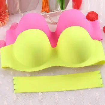 

Women Magic Push Up Bra Strapless Bras Underwired Back Band Bras Hot Sale