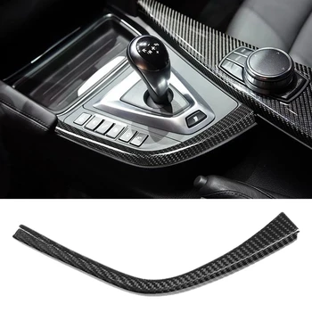 

ForBMW F80 F82 F83 M3 M4 2014-2018 Carbon Fiber Gear Shift Panel Handbrake Knob Cover L-Shaped Belt Trim