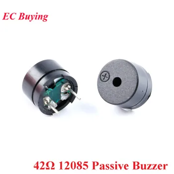 

10pcs 42Ω Passive Buzzer 12MM*8.5MM 12085 42R 42 ohms Resistance AC 3V 5V Piezo Buzzers 12MMx8.5MM For Arduino DIY Electronic