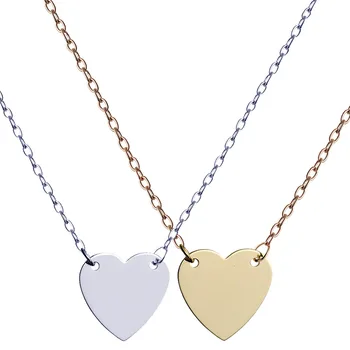 

Love Shape Personality Pendant Necklace Cute Romantic Style Custom Creative Ladies Fashion Jewelry Gift