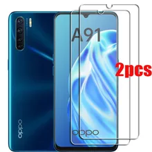2 шт для OPPO A91 Закаленное стекло Защитная пленка для экрана 91 2020