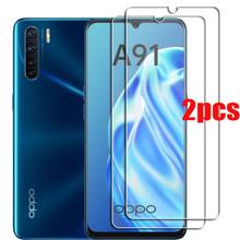 2PCS FOR OPPO A91 Tempered Glass Protective on OPPO A 91 2020  Screen Protector Glass Film Cover