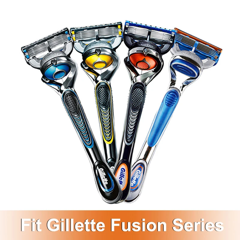 Replaceable blades Fit Gillette Fusion 5 Proglide Proshield Safety razor blade Shaving cassettes 5 layers stainless 3