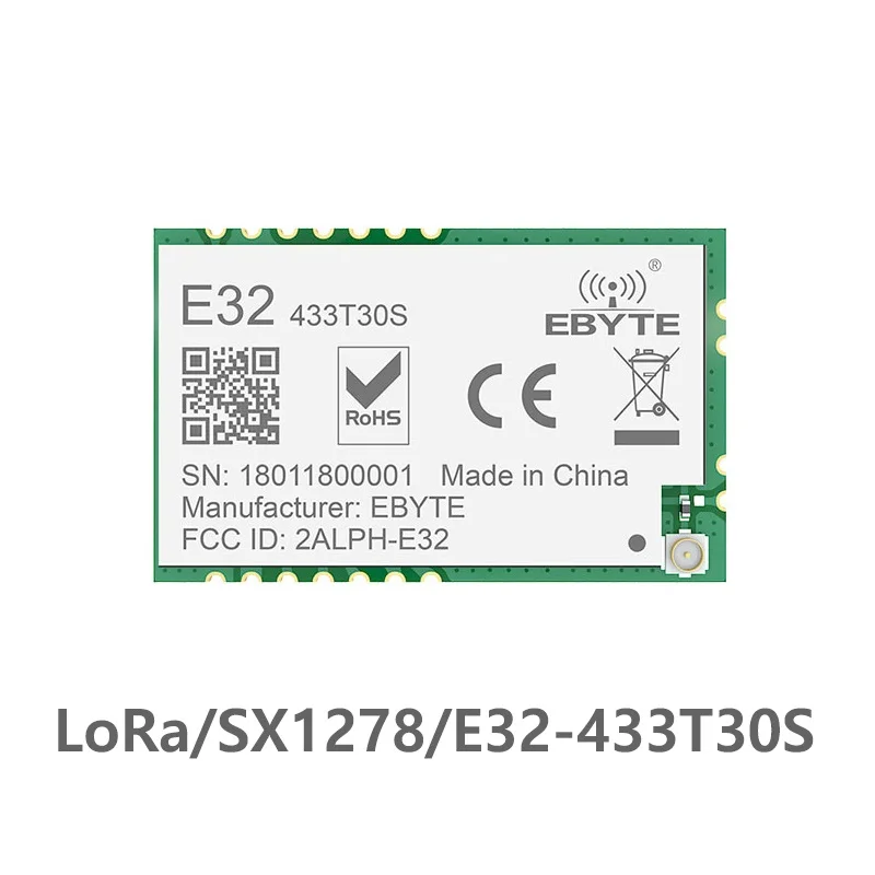 E32-433T30S Lora SMD дальность SX1278 433 МГц 1 Вт IPX штамп антенна отверстия IoT uhf беспроводной