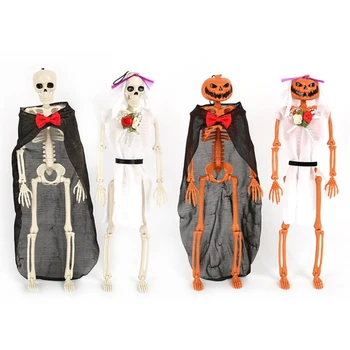 

Flexible Human Anatomical Anatomy Skeleton Model Full Life Size Halloween Party Prop Decoration