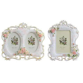 

Classic Photo Frame European-Style Quality Resin Wedding Party Home Desktop