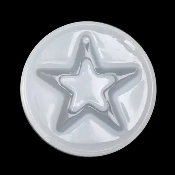 

6Pcs Star Heart Silicone Jewelry Resin Mold Kit Jewelry Making Art Craft Tools 634D