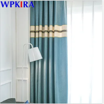 

Patchwork Window Blinds Curtain For Living Roome Sheer Curtain Bedroom Drape Panel Physical Blackout Shade 70% 1pc W-AD428#30