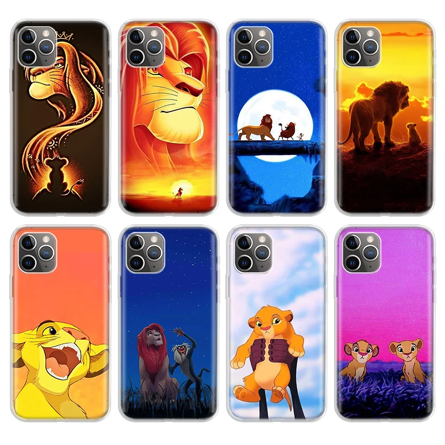 

Simba the Lion King Phone Case For Apple iPhone 11 Pro 6 6S 7 8 Plus 10 X XS MAX XR 5 5S SE Phone Case Cover