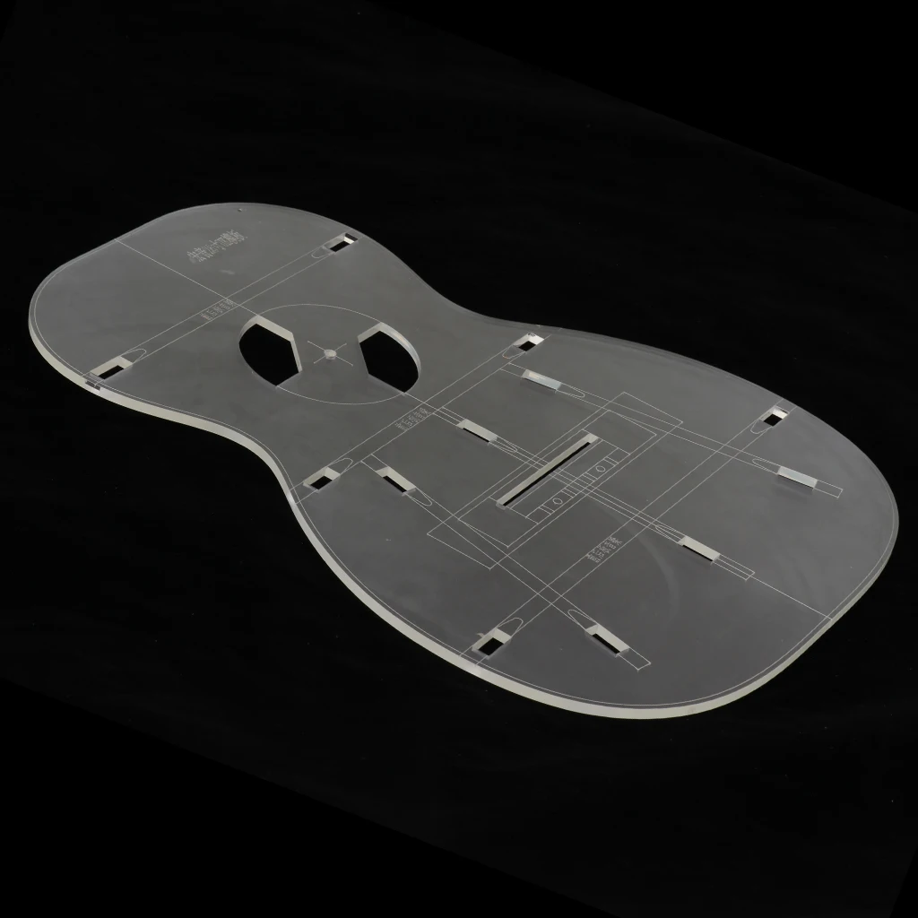 26inch Mini Guitar Body Template 3mm Thickness Ukulele Uke Made