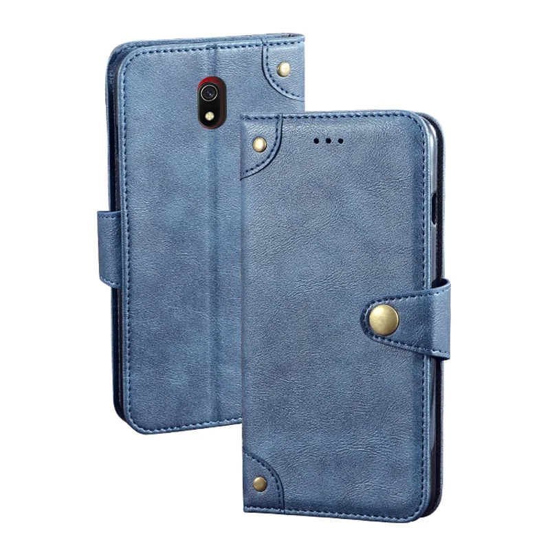 Для Xiaomi Redmi 8A чехол с откидной крышкой MOFi Redmi 8A противоударный pu кожаный чехол capas роскошный бизнес противоударный чехол s - Цвет: blue