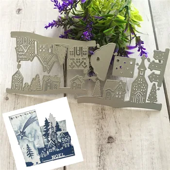 

3D House Panda Rabbit Shapes Metal Cutting Dies Stencil Scrapbooking Photo Album Card Paper Embossing Craft DIY Cutting Dies