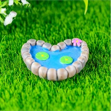 1 шт. декоративные колья Террариум мини лотоса пруд микро Волшебные садовые фигурки миниатюры декор украшения DIY аксессуары