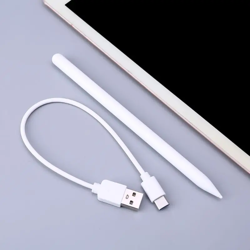 

Pen Stylus Fine Tip Rechargeable Digital with Type-C Automatic Standby Sleep Mode Smooth Writing for iPad 6th/7th for iPad Air