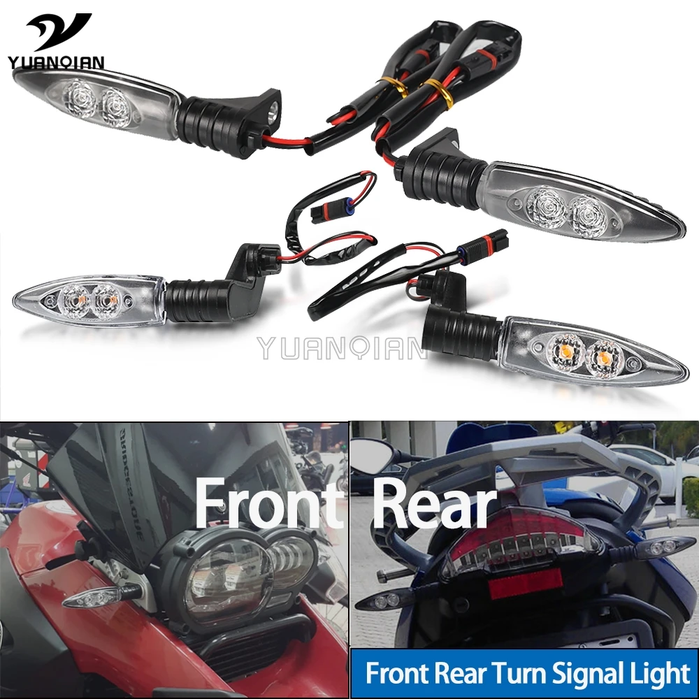 

Front Rear Turn Indicator Signal LED Lights For BMW R1200GS F800GS F750GS F650GS F800R K1200R K1300R R 1200 1250 850 GS LC Adv