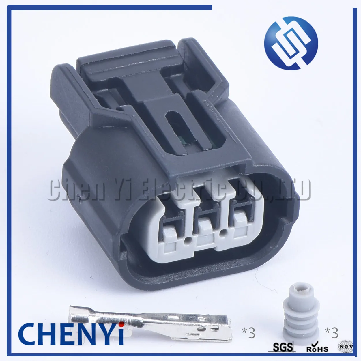 Description Picture 3 of item2 set HX 040 3 pin waterproof car plug adapter ignition coil connector For Honda Civic Element CR-V 6189-0887 6188-4739