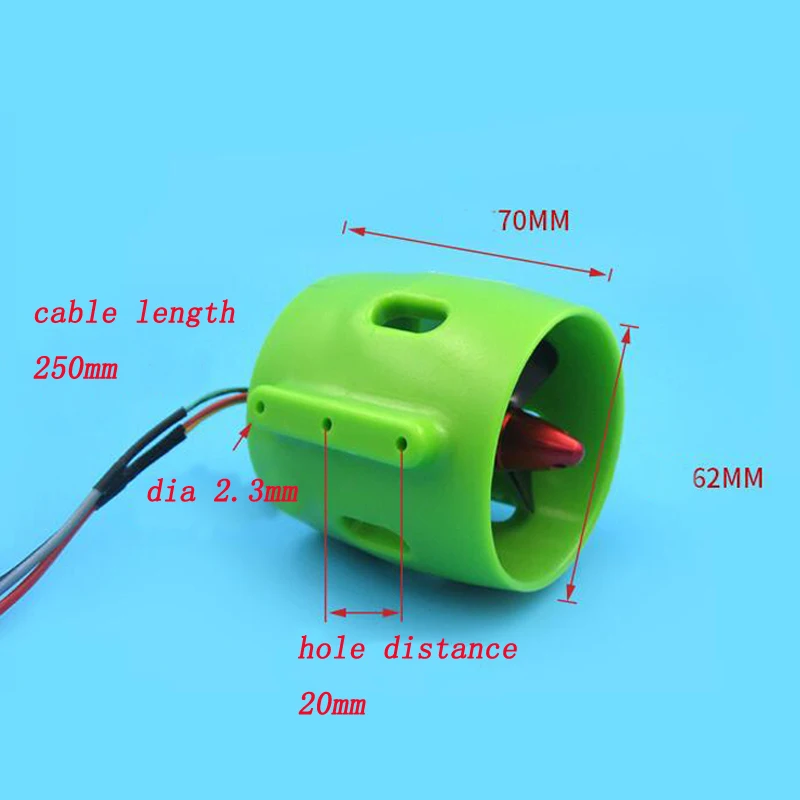 ROV 12-24V бесщеточный двигатель Подводное Подруливающее устройство с 30A/50A ESC 60 мм пропеллером CW CCW для RC рыболовной приманки Запчасти для лодки