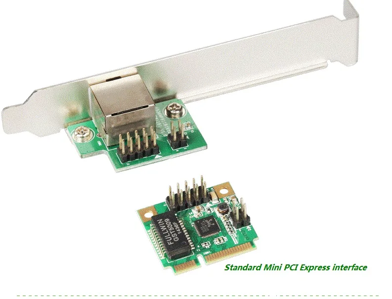 Сетевые карты мини PCI-Express Gigabit Ethernet RJ45 Порты и разъёмы адаптер 10/100/1000 Base-T сетевой контроллер карты Интернет