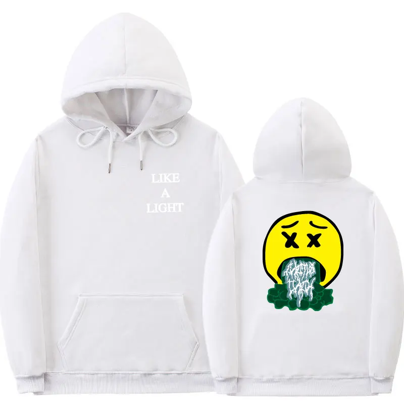 Moletom astroworld com capuz, blusão de manga