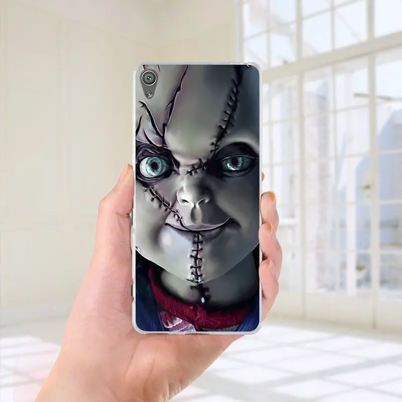 Кукла Чаки из фильма ужасов мягкие чехлы для телефона термополиуретана sony Xperia Z