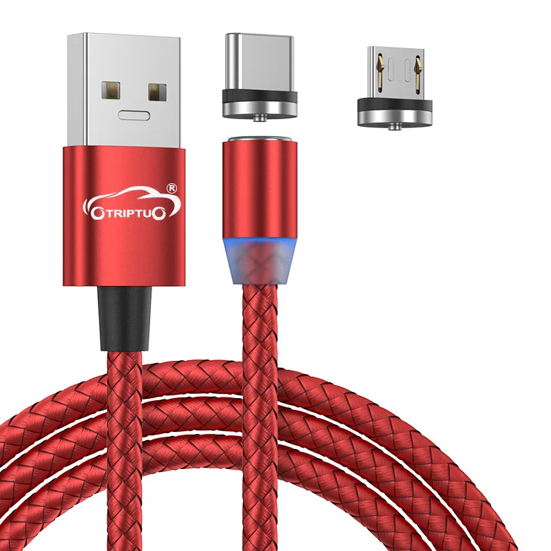 Магнитный кабель TRIPTU micro usb c для iphone 11 xiaomi 9 redmi note Usb Type C кабели Аксессуары